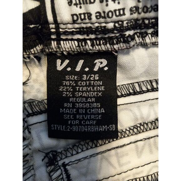VIP jeans Women Versatile Collection Printed Sculpting Stretch Joggers Size 3x26 - Picture 6 of 9